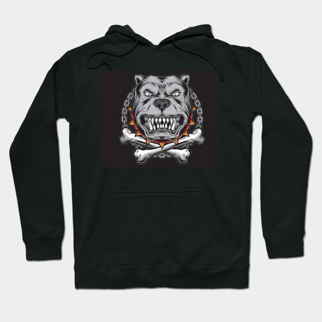 Pitbull Hoodie by Tee-ps-shirt